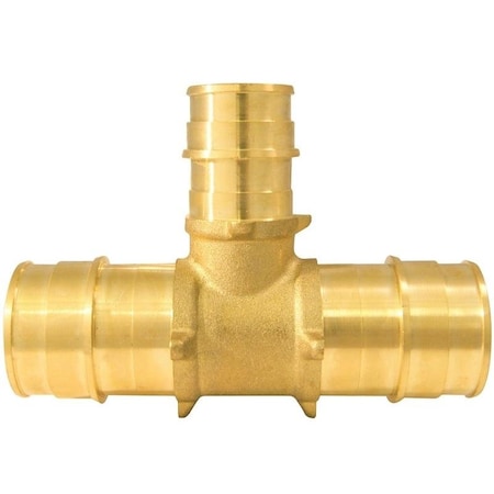 Valves Expansion Series Pipe Tee, 1 X 34 In, Barb, Brass, 200 Psi Pressure